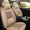 Kit Completo de Capas para Banco de Carro Nureon Universal 5 Lugares Com Airbag + Tapetes e Capa de Volante