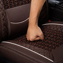 Kit Completo de Capas para Banco de Carro Nureon Universal 5 Lugares Com Airbag + Tapetes e Capa de Volante