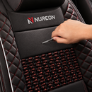 Kit Completo de Capas para Banco de Carro Nureon Universal 5 Lugares Com Airbag + Tapetes e Capa de Volante